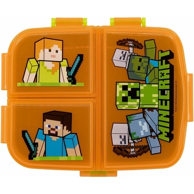 Stor desiatový box s priehradkami Minecraft XL