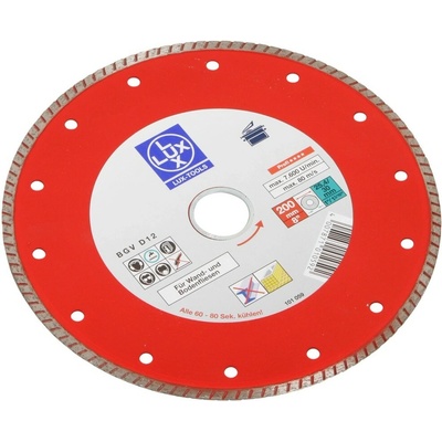 LUX-TOOLS Diamantový rezný kotúč na dlažbu a kameň, pr. 200x25,4/30,0/7 mm