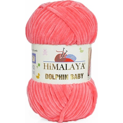 Himalaya Příze Dolphin Baby 80332 růžovo lososová