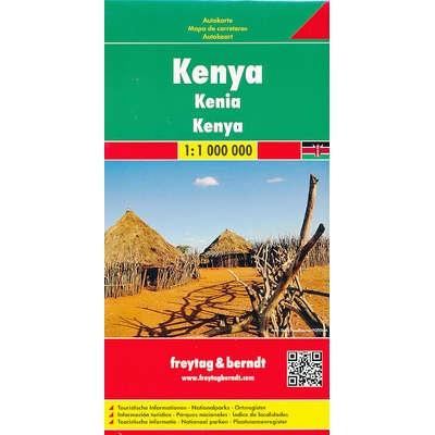 Kenya Keňa 1:1,5M mapa