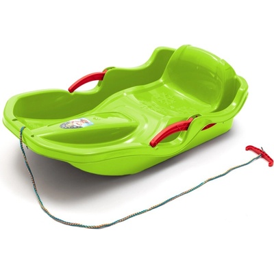 Baby Mix Plastové boby s opěradlem a brzdami SPEED BOB Červená