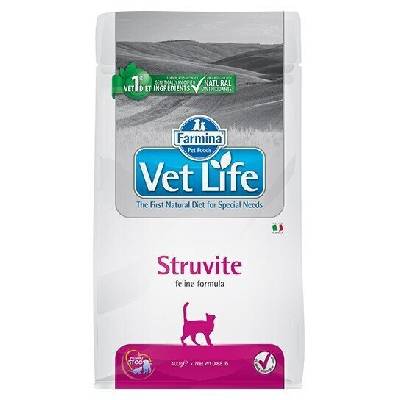 Vet Life Natural Diet Cat Struvite - диета за котки със струвитна уролитиаза и заболявания на долната част на уринарния тракт 2kg