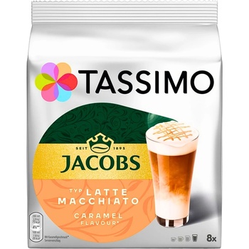 Douwe Egberts Tassimo Latte Macchiato Caramel 16 капсули (8 напитки)