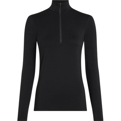 ICEBREAKER Wmns Core Heavyweight LS Half Z, Black