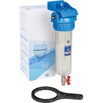 Aquafilter филтърно тяло 10 инча 3 4 с кран за източване