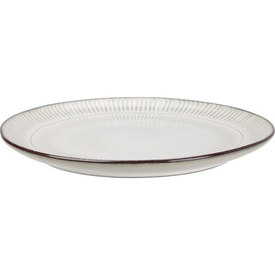 SIAKI Talíř mělký sada 27 cm šedá kamenina 6 ks
