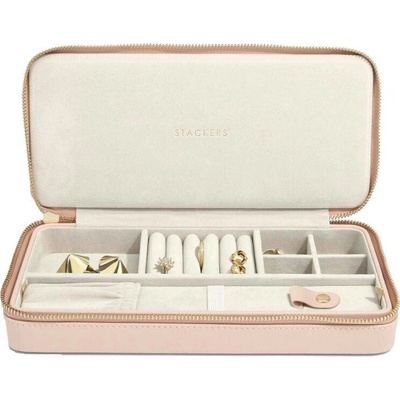 Stackers cestovní šperkovnice Blush Sleek Necklace Travel růžová 74306