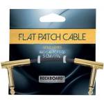 RockBoard Flat Patch Cable Gold 5 cm Ъглов - Ъглов Пач кабел (<![CDATA[RBO CAB PC F  5 GD]]>)
