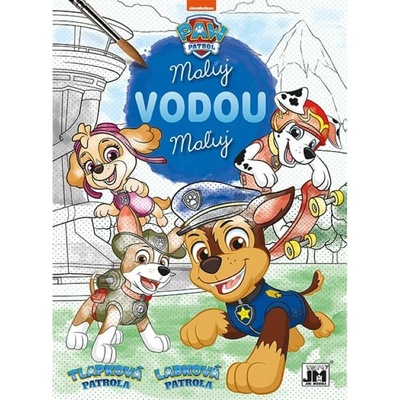 Omaľovánka vodová A4 Paw patrol