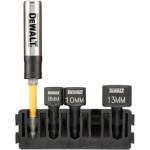 DEWALT Комплект държач за битове и вложки DeWALT (5 бр. ) / държач за битове + вложки 8 мм, 10 мм, 13 мм + държач за битове Torsion DT70826 (DT70826)