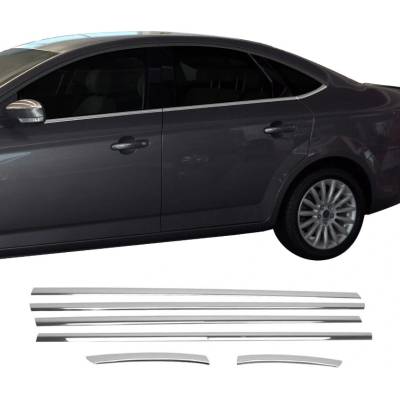 Omtec Nerez chróm spodnej lišty okien Ford Mondeo MK4 2007-2015