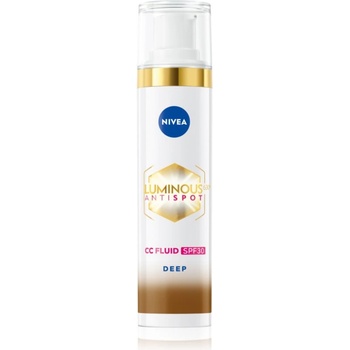 Nivea Luminous 630 Anti Spot озаряващ СС крем SPF 30 цвят Deep 40ml