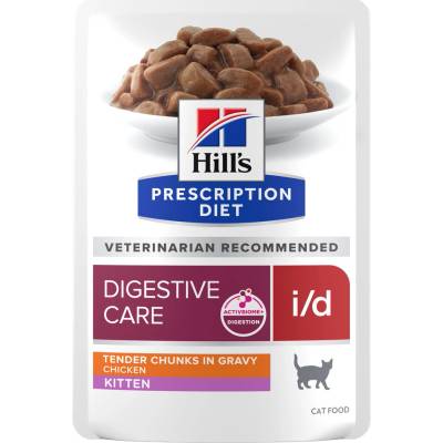 Hills Prescription Diet i/d Digestive Care Kitten kuracie v omáčke 48 x 85 g