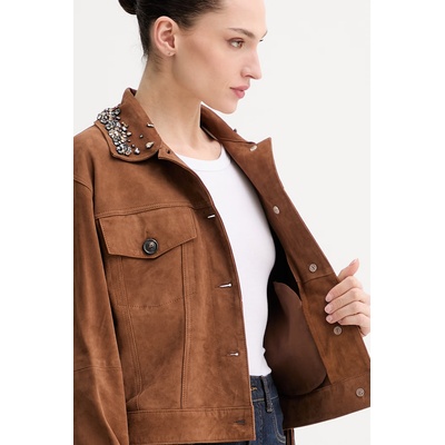 ERMANNO Firenze късо яке дамско велурено (D48ED004CGEH0)