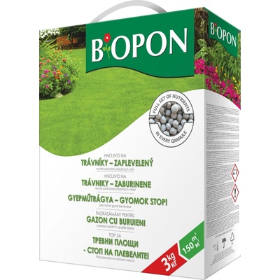 Bopon hnojivo na trávníky zaplevelený 3 kg