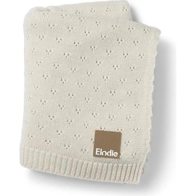 Elodie Details Pletená deka Pointelle Blanket Creamy White