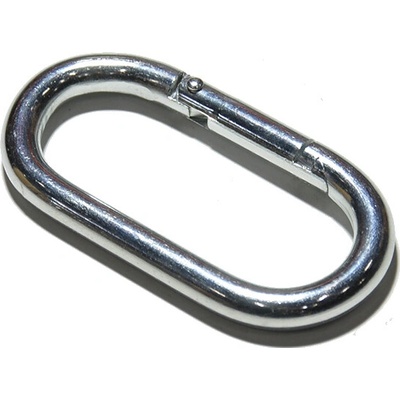 Karabina oválná, 80x8mm, Zn