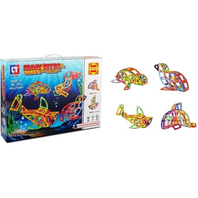 Magnetic Building Tiles 120 ks