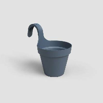 Artevasi Květináč CAPRI balkonový 20cm plast modrá slate blue