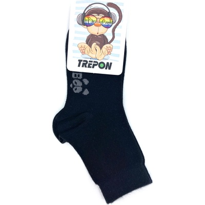 Trepon bambusové ponožky BOBIK čierné