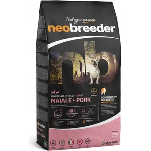 DIUSAPET Neo breeder dog pork adult mini/small - Пълноценна храна за пораснали кучета от мини и дребни породи, с месо от прасе - 2 кг, Италия - 2421
