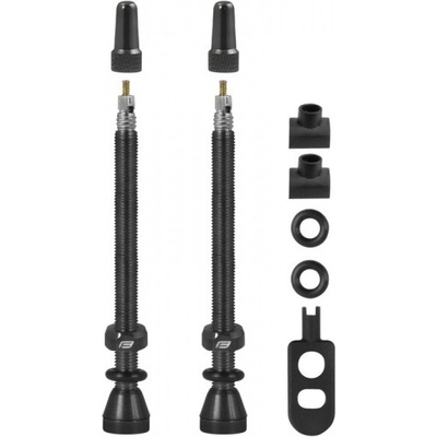 bezdušový ventilek Force 80 mm , sada, černá 400452