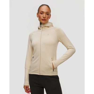 Peak Performance W Rider Essentials Zip Hoodie béžová