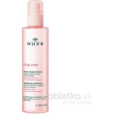 Nuxe Very Rose Refreshing Toning pleťová voda sprej 200 ml
