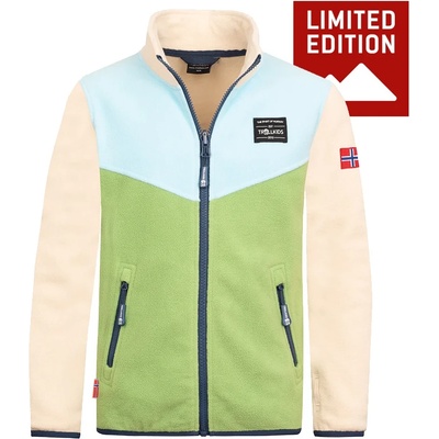 TROLLKIDS Детско поларено яке Trollkids Kid's Oppdal Jacket XT Exclusive Fleece jacket - Meadow Green - размер 116 (EU) (703-6894-0114)