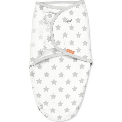 SUMMER INFANT SwaddleMe Zavinovačka hviezdy sivá