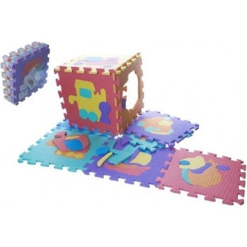Teddies puzzle Dopravní prostředky 10 ks