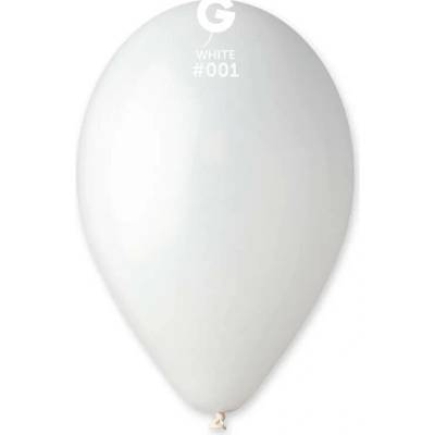 Gemar #001 Balónek 26 cm 10" bílý