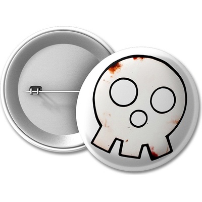 Fire Force placka logo Skull 50 mm