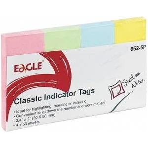 Eagle tabs 20x50mm 4 colors (4x50)
