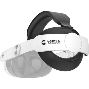 Vortex Virtual Reality VortexVR комфортна каишка за глава (без батерия) | за Meta Quest 3 / 3S (VVR.ELITE.STRAP.QUEST3.BLK.2023)