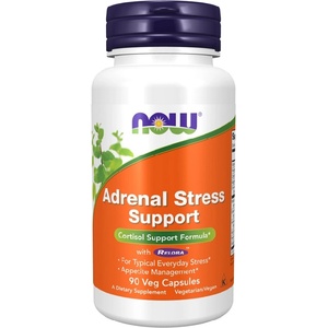 NOW NOW Adrenal Stress Support, 90 Veg Capsules