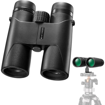 K&F Concept 10X42 Бинокъл BAK4 Prism, IP68 Waterproof FMC Lens, адаптер за статив