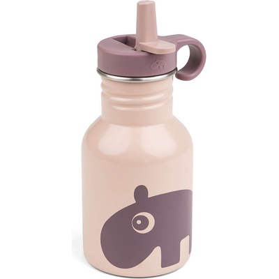 Done by Deer Ozzo бутилка за вода със сламка, розова (1011341)