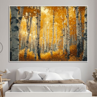 Decono Картина Жълти Брези