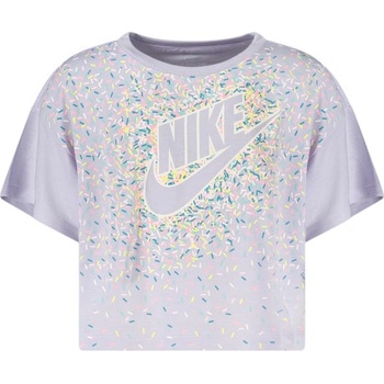 Nike Детска тениска с къс ръкав nike, Размер 6a, Цвят (36h791_vipurple)