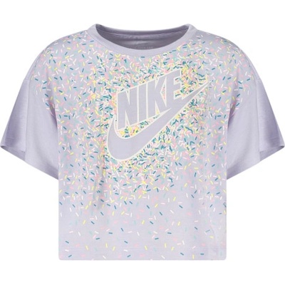 Nike Детска тениска с къс ръкав nike, Размер 6a, Цвят (36h791_vipurple)