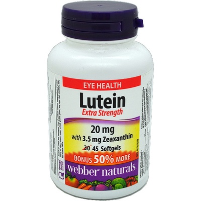 Webber Naturals Luteín 40 mg + Zeaxantín 60 kapsúl