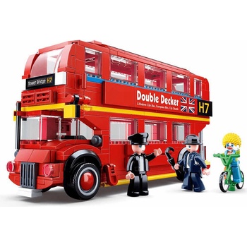 Sluban B0708 Double Decker autobus