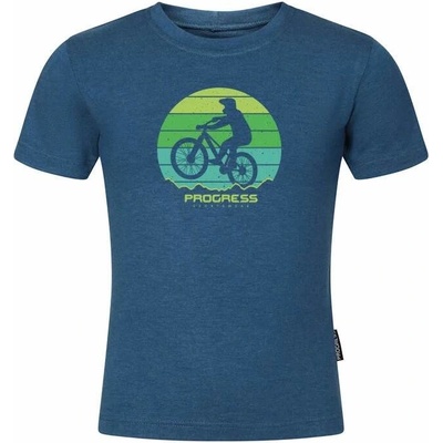 Progress dětské triko Aromatico biker modrá