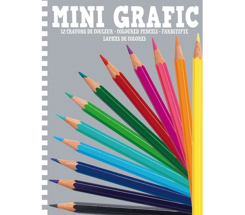 DJECO Mini Grafic 12 barevných pastelek