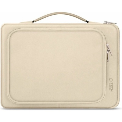 Tech-Protect Чанта за лаптоп Tech-Protect Basic Laptop Bag, до 14" (35.56 cm), текстил, специална подплата, бежова (THP3890)
