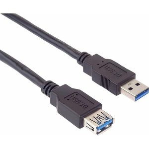 PremiumCord Кабел USB 3.1 Gen1, 5Gbps, удължител A - A, M/F 2 м, черен KU3PAA2BK (KU3PAA2BK)