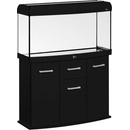 Diversa Solid LED akvarijní set vypouklý černý 200 l