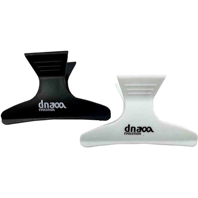 KIEPE Professional Clips White/Black 82 mm 12 ks