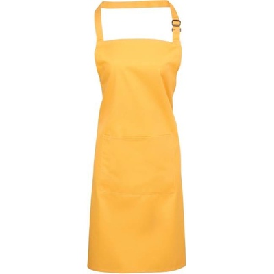 Premier Workwear Pracovní zástěra za krk s kapsou PR154 Sunflower Pantone 136c 72x86cm